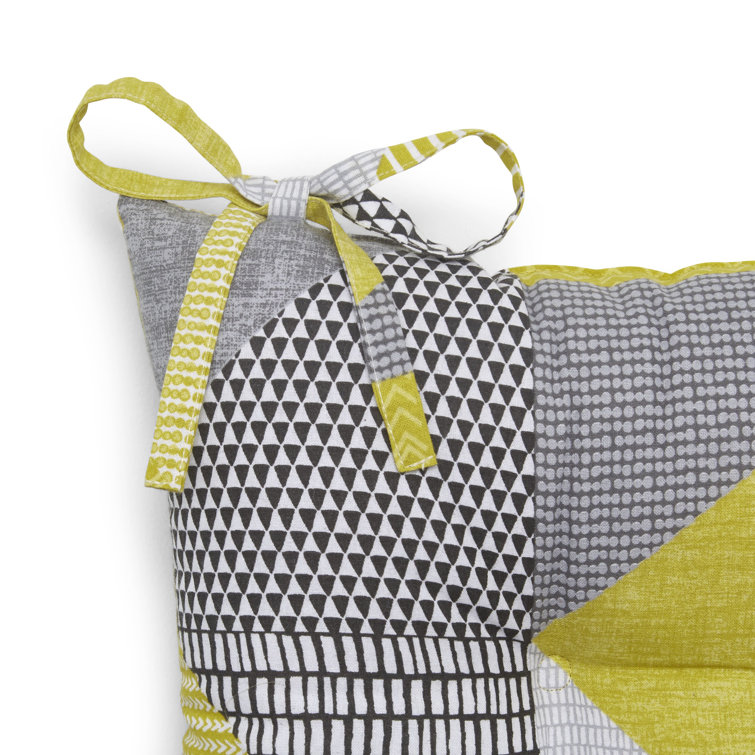 Catherine Lansfield Larsson Geo Seat Pad Pair Wayfair.co.uk